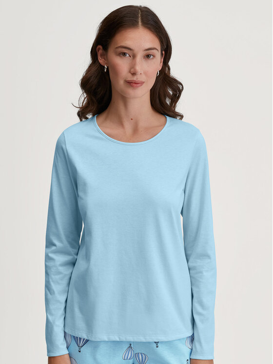 Calida Calida Longsleeve 15193 Niebieski Regular Fit