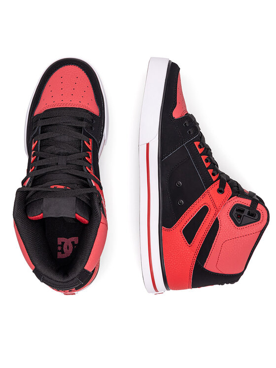 DC Shoes DC Shoes Sneakersy PURE HIGH-TOP WC ADYS400043-FWB Czerwony