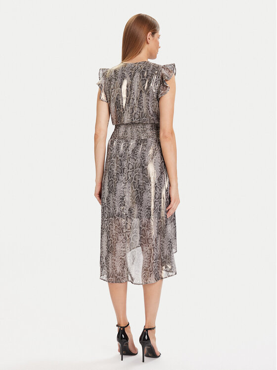 Morgan Morgan Coctailkleid 252-RCOBA.F Silberfarben Regular Fit