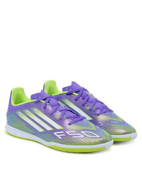 adidas adidas Čevlji za nagomet F50 Club Indoor Boots JI0023 Vijolična