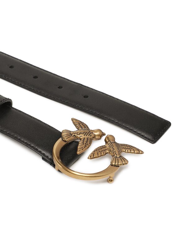 PINKO Pinko Dámský pásek Love Berry H3 Belt PE 23 PLT01 100125 A0F1 Černá