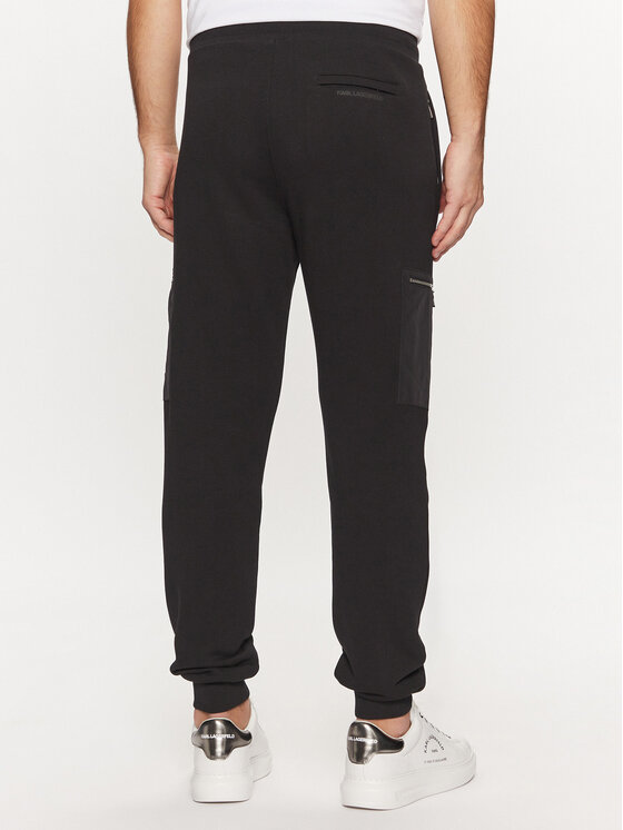 KARL LAGERFELD KARL LAGERFELD Долнище анцуг 705071 551900 Черен Regular Fit