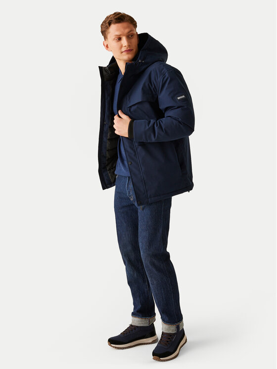 Regatta Regatta Яке за дъжд Ronin II RMP383 Тъмносин Regular Fit