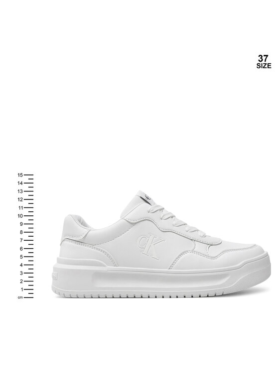 Calvin Klein Jeans Calvin Klein Jeans Laisvalaikio batai Low Cut Lace-Up Sneaker V3A9-80980-1355 S Balta