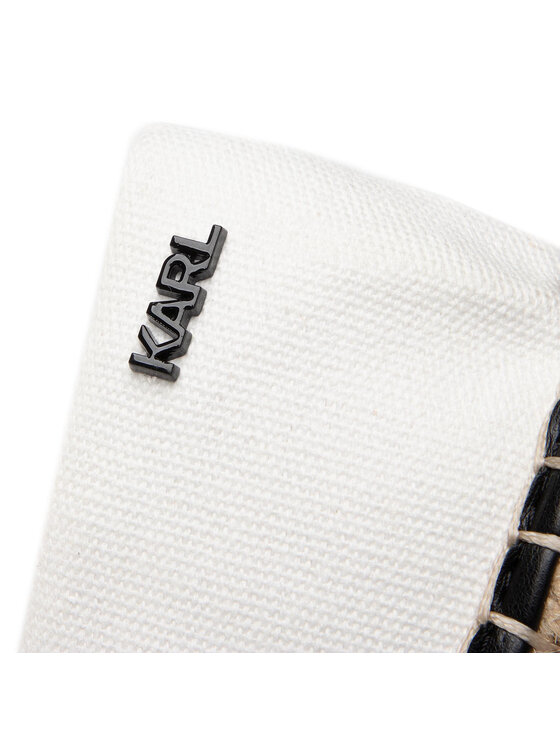 KARL LAGERFELD KARL LAGERFELD Espadrile KL80108 Alb