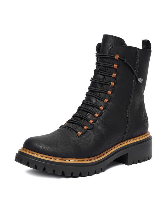 Rieker Rieker Schnürschuhe CEO-72653-00 Schwarz