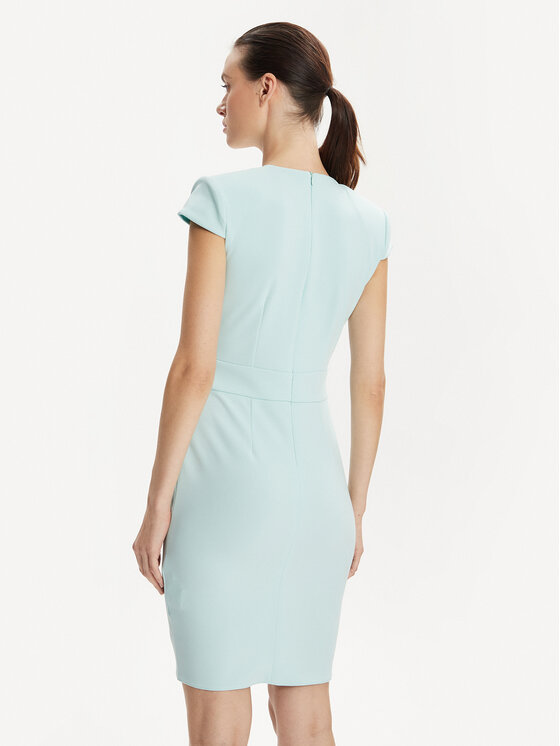 Rinascimento Rinascimento Sukienka koktajlowa CFC0117720003 Turkusowy Regular Fit