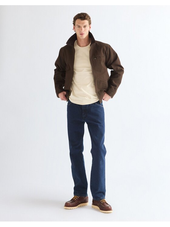 Wrangler Wrangler Kurtka przejściowa UTILITY JACKET Brązowy Regular Fit