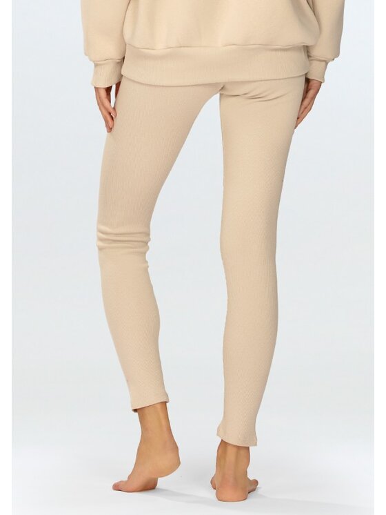 DKaren Sport DKaren Sport Legginsy Oseye Beżowy Classic Fit