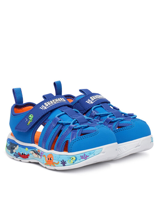 Skechers Skechers Sandały Infants' Play Scene Splash 407041N/LTBL Niebieski