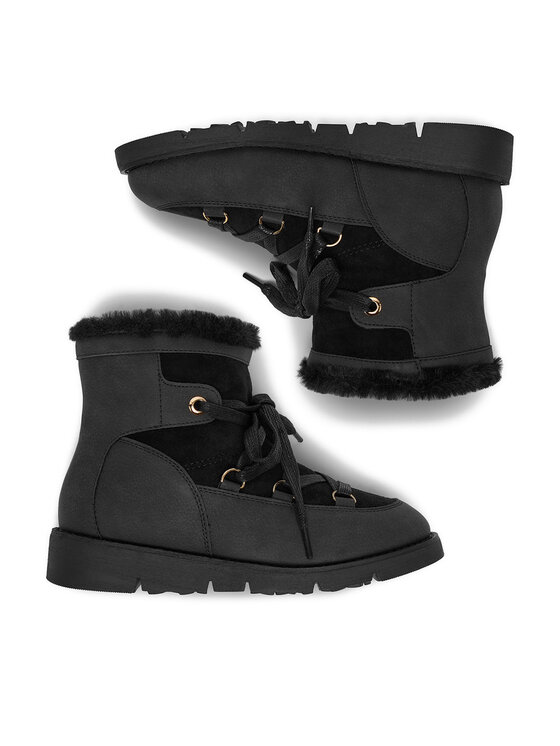 DeeZee DeeZee Čizme za snijeg 17125-1-BLACK PU Crna