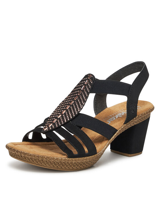 Rieker Rieker Sandalen 66526-00 Schwarz