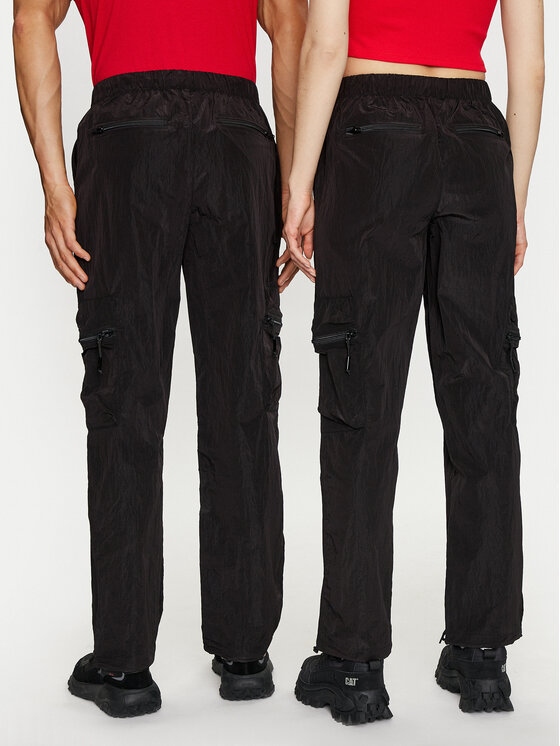 Rains Rains Штани з тканини Kano Pants Regular 19200 Чорний Regular Fit