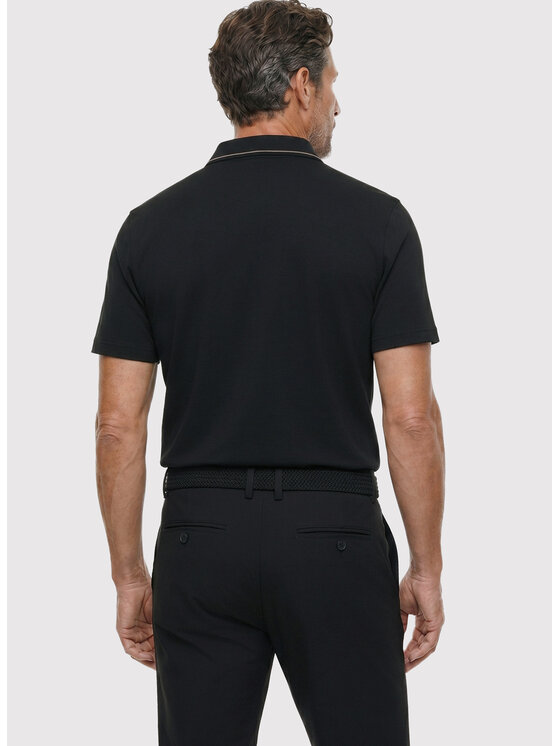 Pako Lorente Pako Lorente Polo P26WN-TX-008 Czarny Regular Fit