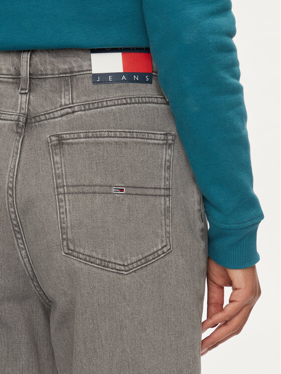 Tommy Jeans Tommy Jeans Blugi DW0DW17620 Gri Mom Fit