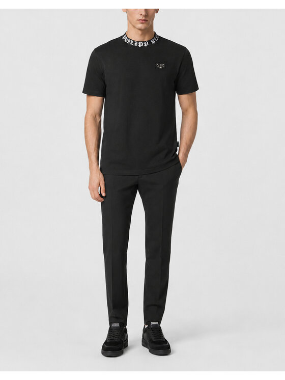 PHILIPP PLEIN PHILIPP PLEIN T-Shirt 31654 Czarny Regular Fit