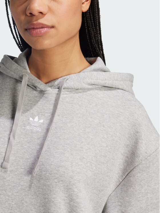 adidas adidas Bluza Essentials Oversized Szary Oversize