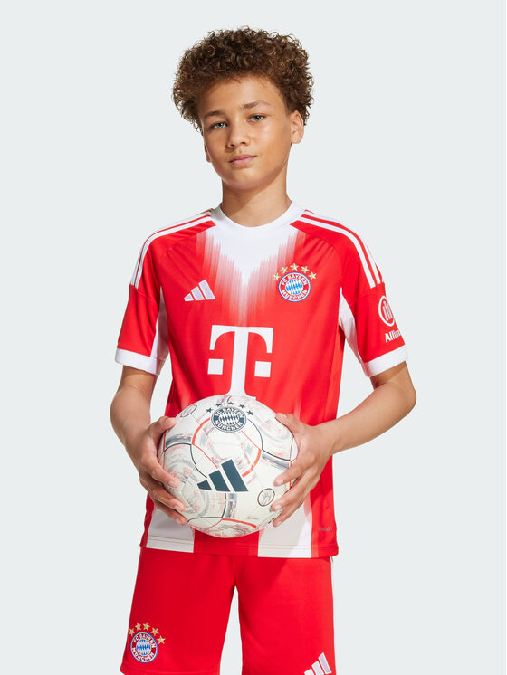 adidas adidas Koszulka techniczna FC Bayern 25/26 Home Jersey Czerwony Regular Fit