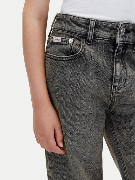 Calvin Klein Calvin Klein Jeansy Skater LVCKTJC21B Tmavě šedá Regular Fit