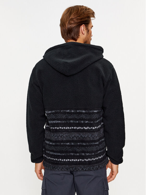 Quiksilver Quiksilver Флісовий реглан Clean Coasts Otlr EQYFT04801 Чорний Regular Fit