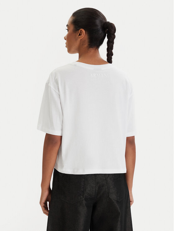 Armani Exchange Armani Exchange T-krekls XW001836 AF10356 U0002 Balts Regular Fit