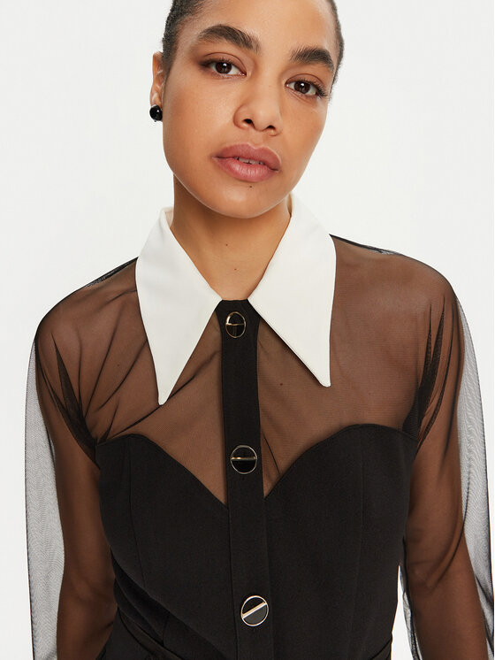 Rinascimento Rinascimento Боди CFC0122280003 Черен Regular Fit