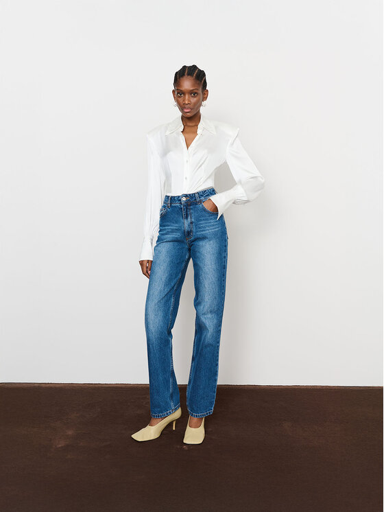 La Mania La Mania Camicia LEAH Bianco Classic Fit