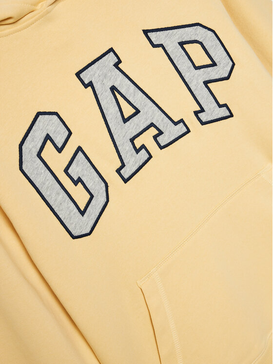 Gap Gap Majica dugih rukava 885742 Žuta Regular Fit