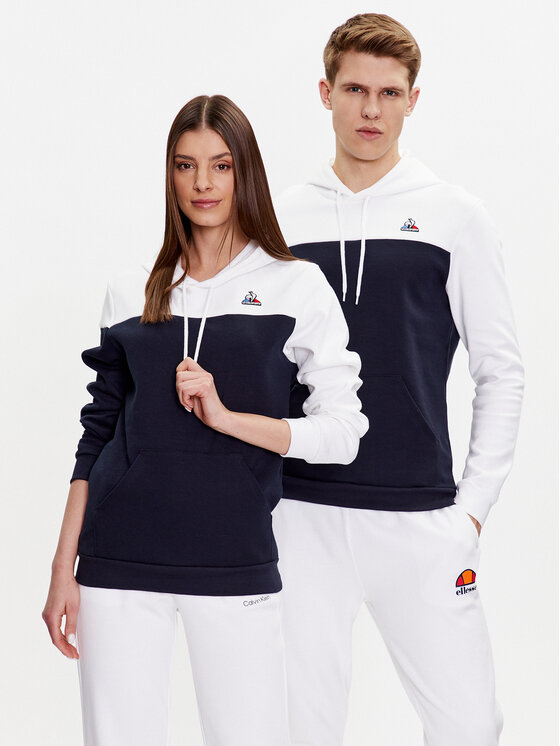 Le Coq Sportif Džemperis ar kapuci Unisex 2310519 Tumši zils Regular Fit