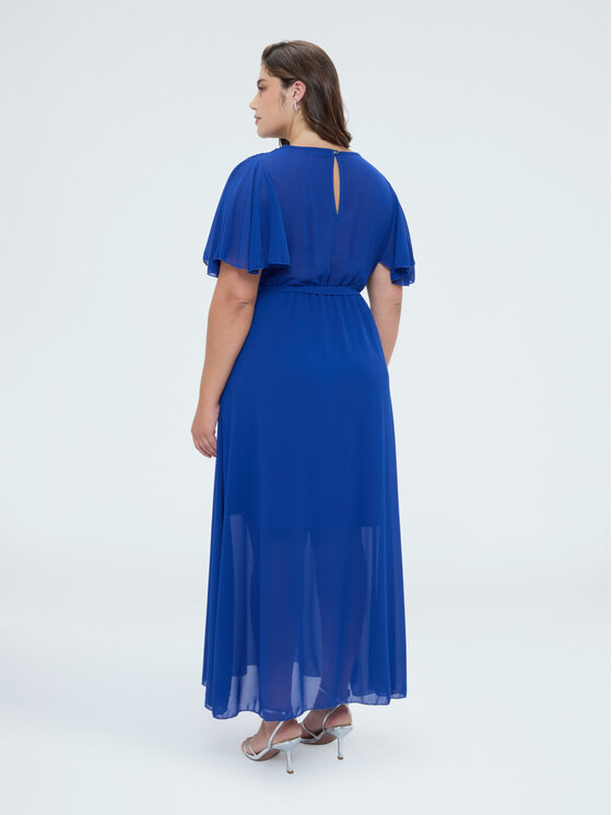 Fiorella Rubino Fiorella Rubino Sukienka wieczorowa 7009T001849N024 Turkusowy A-Line Fit