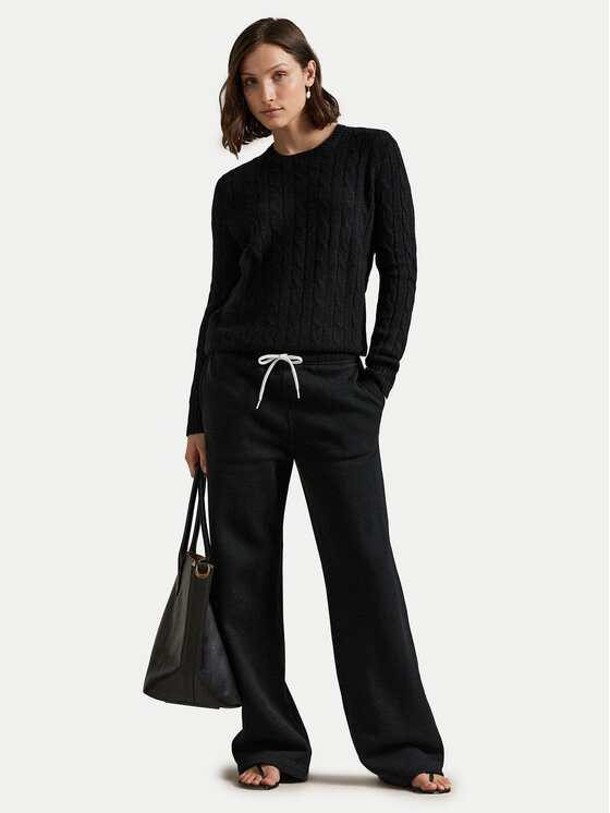 Polo Ralph Lauren Polo Ralph Lauren Melegítő alsó 211977959002 Fekete Wide Leg