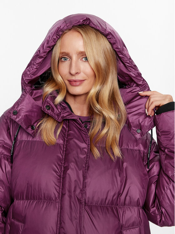 KARL LAGERFELD KARL LAGERFELD Žieminė striukė Check 236W1506 Rožinė Regular Fit