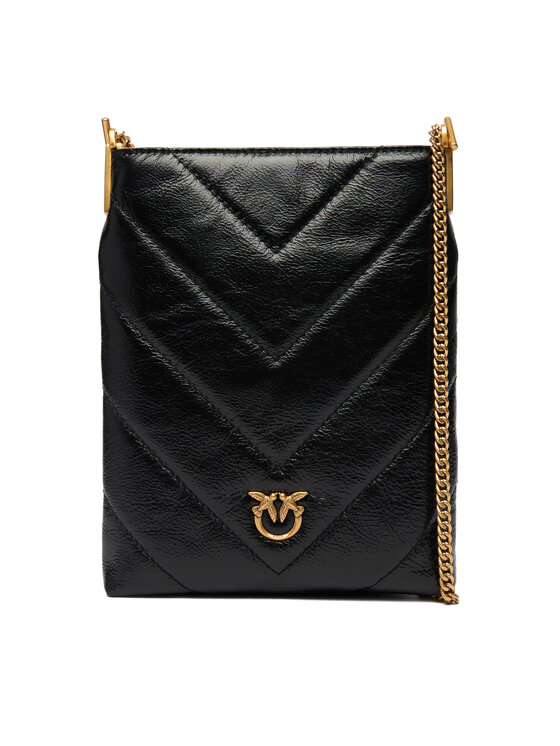 PINKO PINKO Handtasche Flat Satchel AI 25-26 PCPL 105352 A2W2 Schwarz