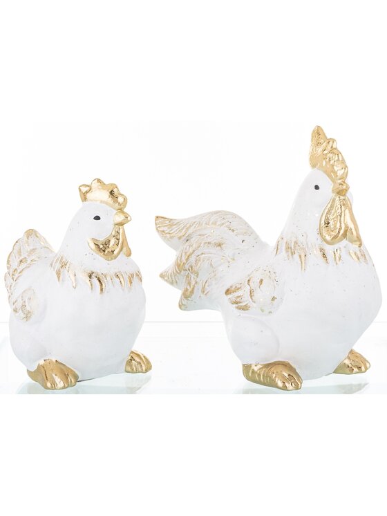 MIAhome MIAhome Figurka papuga 35,5x10x9,5 cm PAPPAGALLO biała Biały