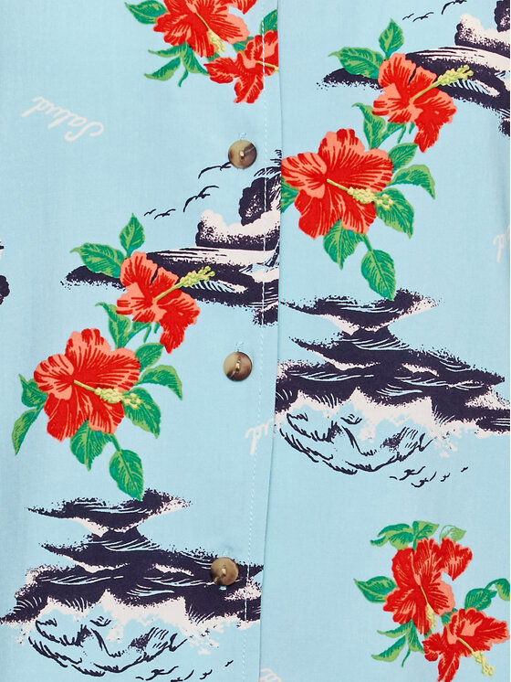 Brixton Brixton Camicia Bunker Paradise 01328 Blu Regular Fit