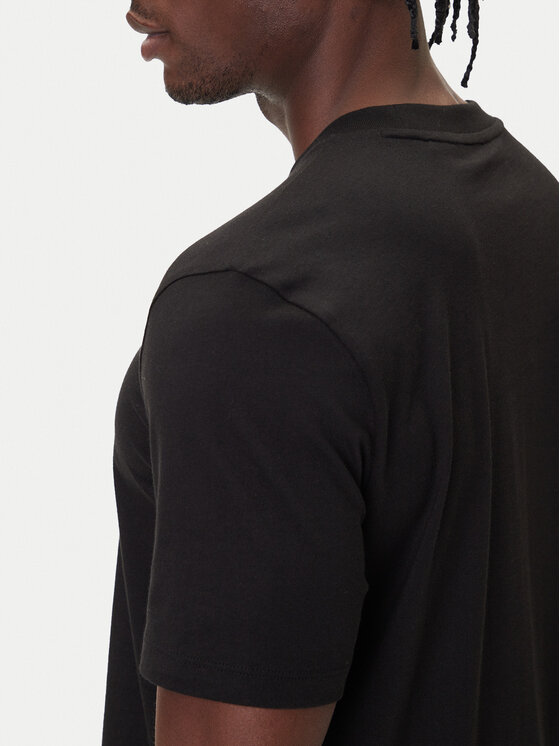HUGO HUGO Футболка Dugolini 50549154 Чорний Regular Fit