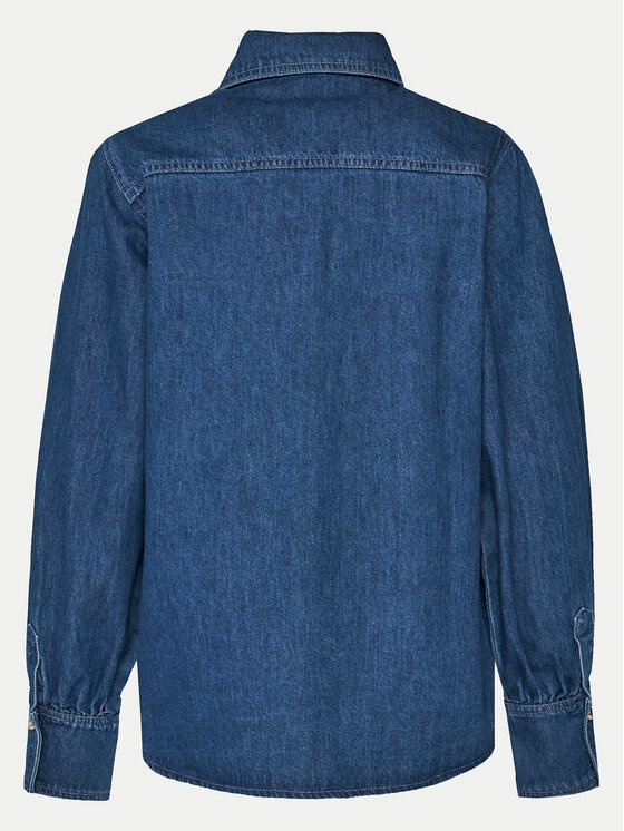 Bruuns Bazaar Bruuns Bazaar džinsiniai marškiniai Bess BBW4231 Mėlyna Regular Fit