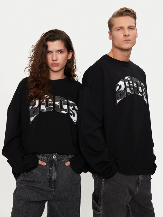 2005 S dlhými rukávmi Arc Čierna Regular Fit