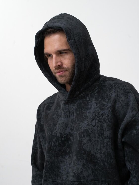 Jigga Wear Jigga Wear Bluza 132046 Czarny Oversize