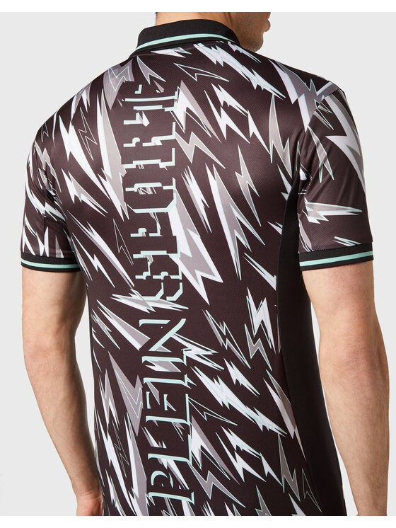 Plein Sport Plein Sport Polo 1979 Czarny Slim Fit
