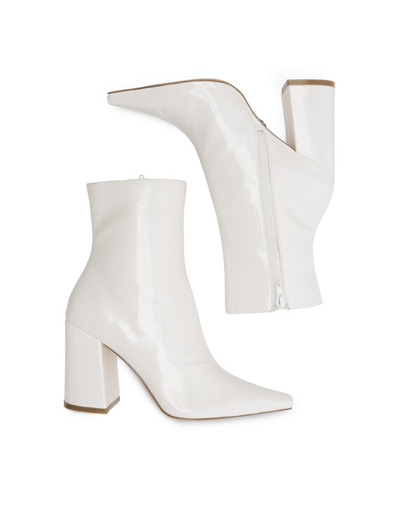 Nine West Nine West Μποτάκια SAAMEN SJ1453-1 Λευκό