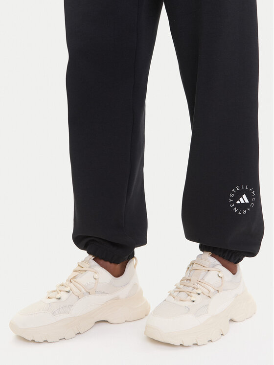 adidas by Stella McCartney adidas by Stella McCartney Donji dio trenerke IW6320 Crna Regular Fit