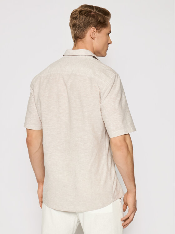 Only & Sons Only & Sons Košeľa Caiden 22009885 Béžová Slim Fit