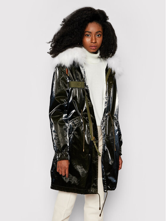 Mr & Mrs Italy Mr & Mrs Italy Пуховик Jazzy XPK0246 Чорний Jazzy Fit