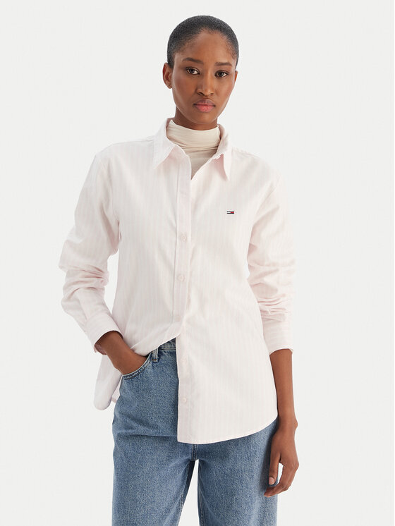 Tommy Jeans Tommy Jeans Πουκάμισο DW0DW19890 Ροζ Regular Fit