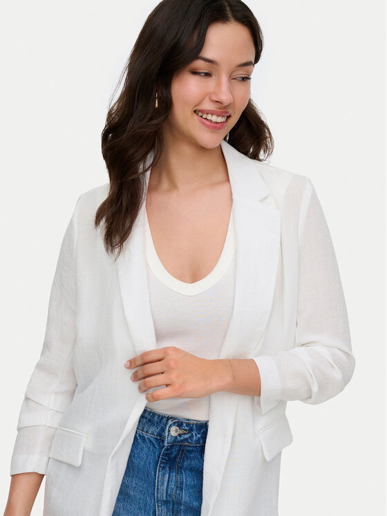 ONLY ONLY Sacou Lita 15370275 Alb Regular Fit