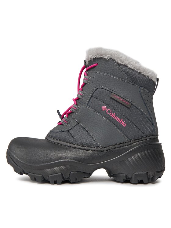 Columbia Columbia Čizme za snijeg Youth Rope Tow™ Iii Waterproof 1637841 Siva