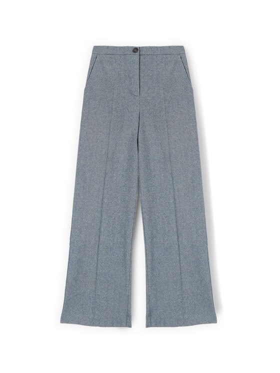 Motivi Motivi Pantaloni di tessuto P096Q204341N0R4 Turchese Over Fit