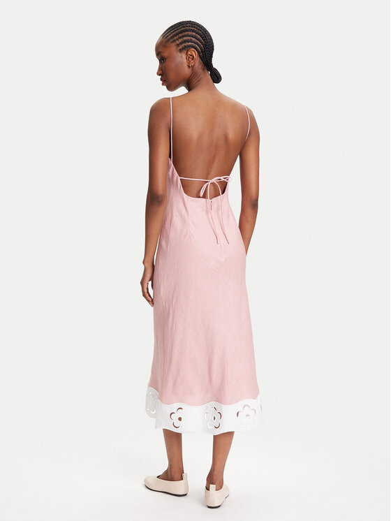 STAUD STAUD Rochie de vară Palo R25S2283LN Roz Regular Fit