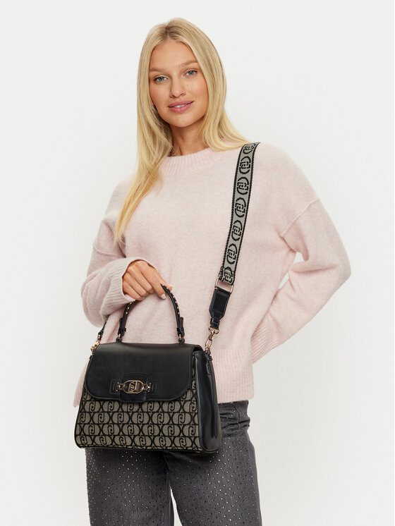 Liu Jo Liu Jo Ročna torba M Top Handle AF4028 T9328 Črna